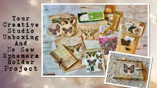 Your Creative Studio December Unboxing and Ephemera Holder Project