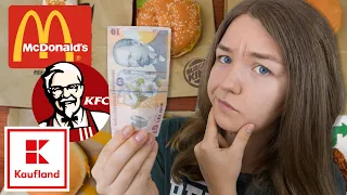 UNDE MANANCI BINE CU 10 LEI? KFC, McDonald's, Kaufland, Subway, Taco Bell, Burger King Review