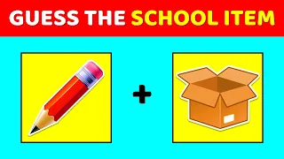 Guess School Items from Emoji Challenge | Hindi Paheliyan | Riddles in Hindi | Emoji Quiz