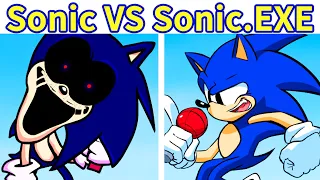 Friday Night Funkin': Sonic vs Sonic.EXE Full Week (Lord-X, Majin Sonic, Sunky) [FNF Mod/HARD]