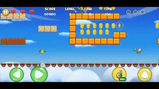 Super Matino game world 2 level 3 complete and fast