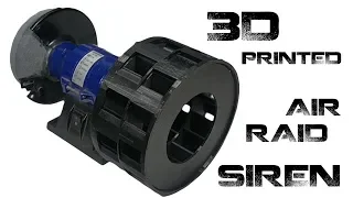 Homemade Air Raid Siren - Test - Nicolas Salenc PBP