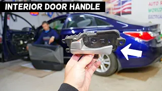 HYUNDAI SONATA FRONT INTERIOR DOOR HANDLE REPLACEMENT REMOVAL