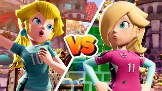 Mario Strikers Battle League - Peach Vs Rosalina (Hard CPU)