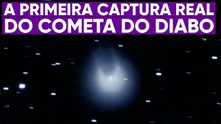 A filmagem real capturada do Cometa do Diabo