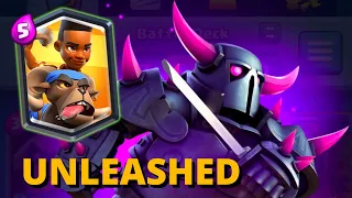 UNLEASHED - Best 4.1 PEKKA Ram Rider Deck - CLASH ROYALE