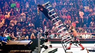 WWE LADDER MATCH | THE ROCK + JOHN CENA + BROCK LESNAR + ROMAN REIGNS + KANE + MYSTERIO + JEFF HARDY