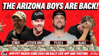 HIGHSTAKES POKER LIVE AT THE TROPICANA | STEVEN JONES, TYLER HANCOCK + MORE