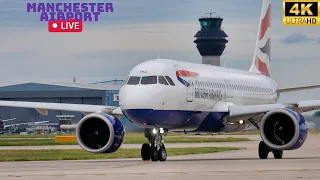 🔴LIVE planespotting from Manchester Airport  🔴 #live #manchesterairport #planes