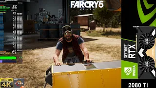 Far Cry 5 Ultra Settings + HD Textures 4K | RTX 2080 Ti | Ryzen 9 3950X OC