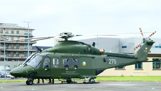 Irish Air Corps (EAS) at UH (Galway) 18/5/24 #HEMS # #aw139