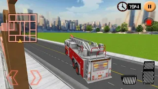 Fire Truck Driving Simulator 2020 - Firefighter Emergency Rescue - Android GamePlay