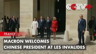 Macron Welcomes Chinese President at Les Invalides