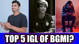 TOP 5 IGL OF BGMI?🤔 BEST IGL OF BGMI 2021❤️