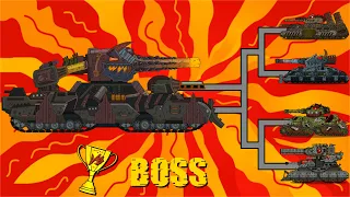 Мега танки VS Мега Босс - Мультики про танки