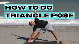 How to Do Extended Triangle Pose | native yoga