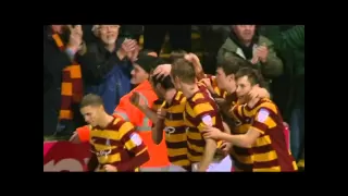 Bradford City vs Aston Villa - Rory McArdle Goal