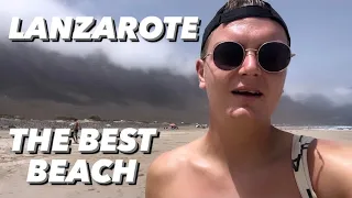 This LANZAROTE Beach is a HIDDEN GEM!