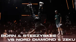 Born & Steezyskee vs Nord Diamond & Zeku / TOP 8 / The Floor is Flava 2022