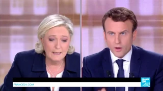 French Presidential Debate: Marine Le Pen insinuates Macron owns a Bahamas offshore account