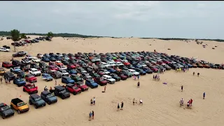 Ford Bronco Take Over at Silver lake, Michigan