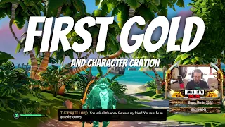 First Gold and Character Creation in Sea Of Thieves Closed Beta Playstation5 April 12 2024