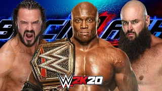 BOBBY LASHLEY vs DREW MCINTYRE vs BRAUN STROWNMAN AT WWE BACKLASH WWE 2K20