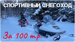 Спортивный снегоход за 100 т.р. или обзор снегохода Рысь 121 спорт