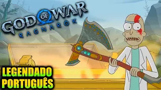 COMERCIAL OFICIAL de GOD OF WAR RAGNAROK com RYCK and MORTY (LEGENDADO PT-BR)