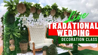 HOW TO MAKE A SIMPLE TRADITIONAL WEDDING DECORATION  (2020)/ TRAD  MARRIAGE DECOR (DIY)