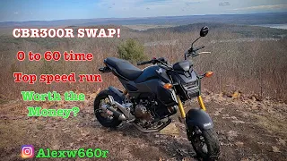 CBR300R swapped GROM! The ultimate mini bike