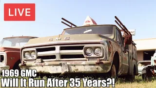 🔴 LIVE Abandoned 1969 GMC Utility Truck | Will It Run After 35 Years? | RESTORED