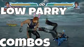 Hwoarang low parry combos