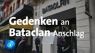 5 Jahre nach Terroranschlag auf das Bataclan: Gedenken in Frankreich