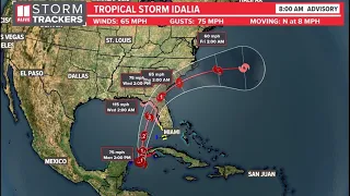 Tracking Tropical Storm Idalia | Here's how Georgia will be impacted