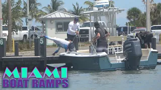 They Nailed The Dock Hard!! | Miami Boat Ramps | 79th St