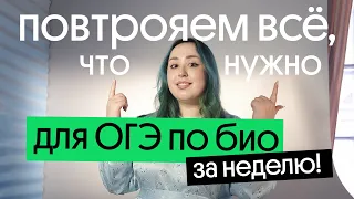 КАК ПОВТОРИТЬ ВСЁ ЗА НЕДЕЛЮ ДО ОГЭ ПО БИОЛОГИИ 2023?