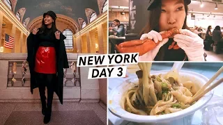 NYC Food Tour: Lobster & Hand-Pulled Noodles at Chelsea Market 😱| New York City Travel Vlog Day 3