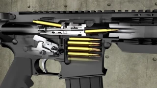 Anderson AR 15 Function Animation Explains RF85 No Lube Rifle