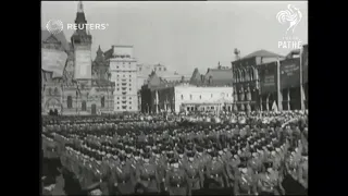 USSR anthem at 1939 workers day parade | Гимн СССР 1939