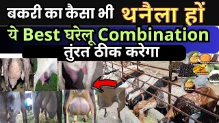 बकरी के हर थनैला को ठीक करने की घरेलू दवा 👌🏽Goat me Mastitis Treatment