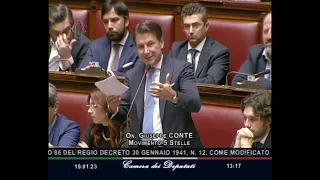Giuseppe Conte - M5S Camera - Intervento in Aula - 19/01/2023