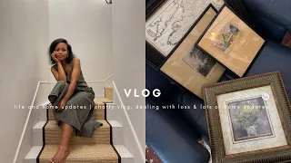 LIFE & HOME UPDATES | chatty vlog, dealing with loss, how i've been feeling lately & home updates