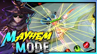 WTF!!! *100* KILLS!!!! UNLIMITED ENERGY, FREESTYLE KILLS IN MAYHEM MODE FANNY| MLBB