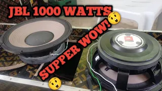 JBL SPEAKER 1000 WATTS TESTING