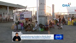 Ilang biyaherong stranded sa Manila North Port Terminal, nakumpleto na ang bakuna | Saksi