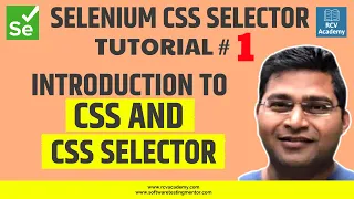 Selenium CSS Selector #1 - Introduction to CSS and CSS Selector