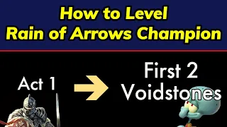 How to Level and Gear up Rain of Arrows Champion Path of Exile 3.22