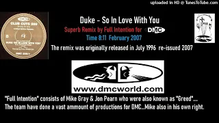 Duke - So In Love With You (DMC Remix by Full Intention July 1996)