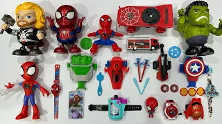 My Latest Cheapest toys Collection, Spiderman Stunt toy,Hulk Disk Shooter, Water Game, Spinner watch